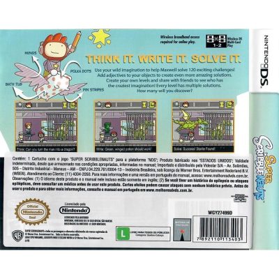 Super Scribblenauts Nintendo Ds