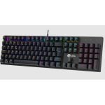 Teclado Mecânico Gamer Ninja Leap, Switch Blue, Rainbow, Abnt2, Black Teclado Mecânico Gamer Ninja Leap, Switch Blue, Rainbow, Abnt2, Black