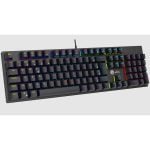 Teclado Mecânico Gamer Ninja Leap, Switch Blue, Rainbow, Abnt2, Black Teclado Mecânico Gamer Ninja Leap, Switch Blue, Rainbow, Abnt2, Black