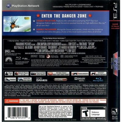 Top Gun Wingman Edition Ps3 (Sem O Filme)