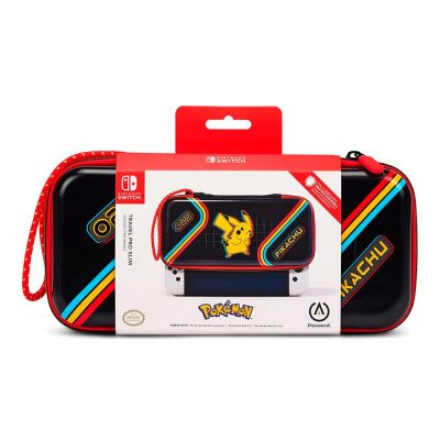 Travel Pro Slim Case Nintendo Switch - Oled Model, Nintendo Switch E Nintendo Switch Lite - Pokémon: Pikachu Arcade 025