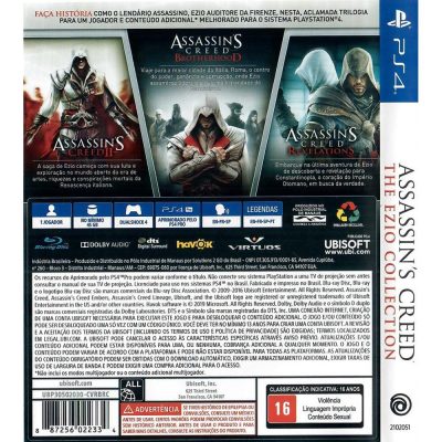 Assassins Creed The Ezio Collection Ps4