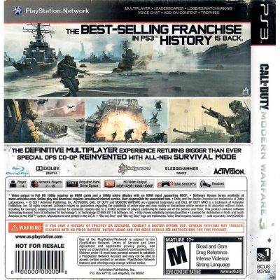 Call Of Duty Modern Warfare 3 Ps3 #1