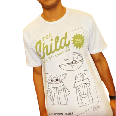 Camiseta Infantil Mandalorian (Tam 12)