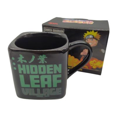 Caneca Quadrada 220Ml - Naruto