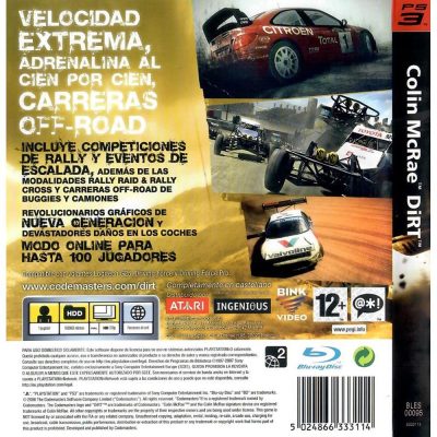 Colin Mcrae Dirt Ps3