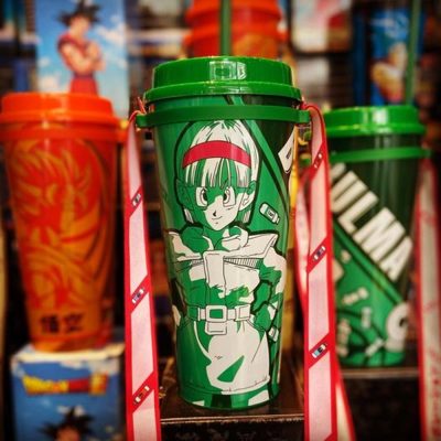 Copo Canudo Dragon Ball Bulma 1 Lt (Com Cordão)