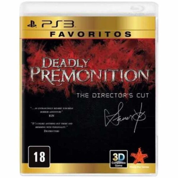 Deadly Premonition The Directors Cut Ps3 (Favoritos) (Jogo Mídia Física)