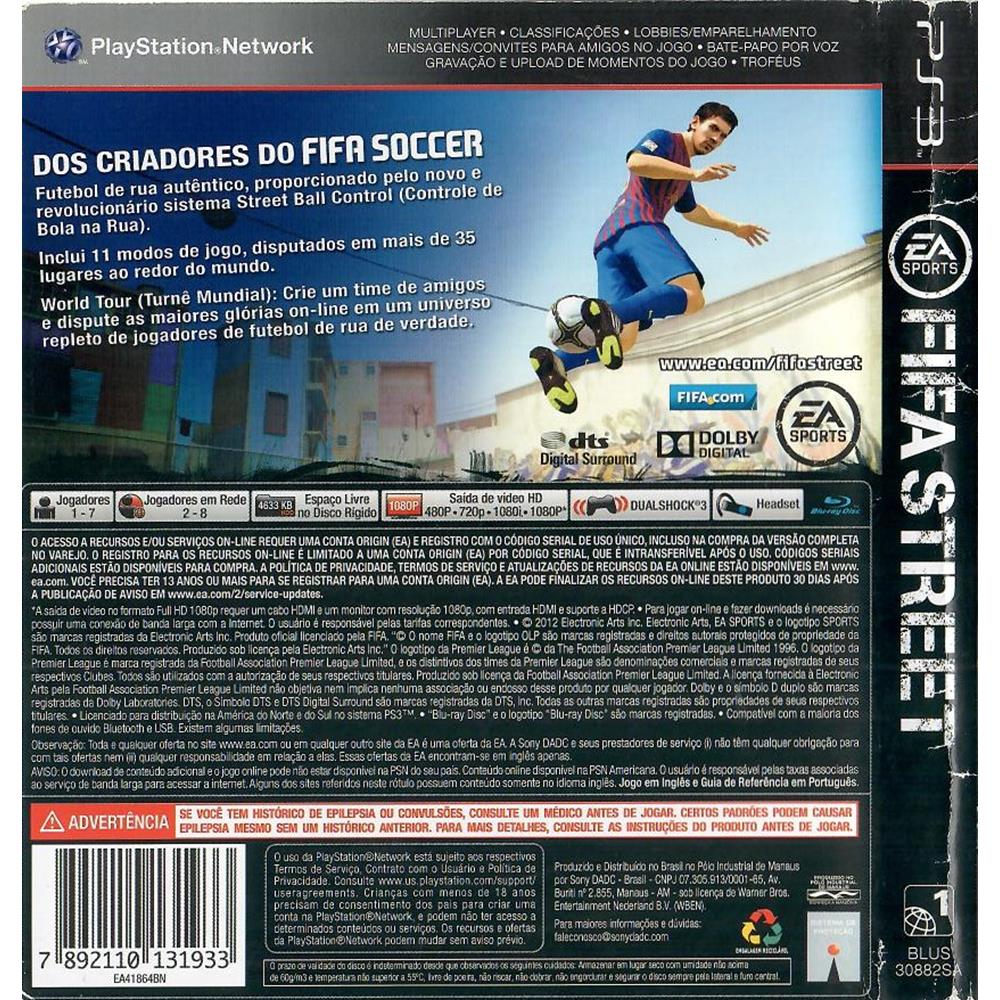 Jogo para Xbox 360, Fifa Street, Semi-Novo