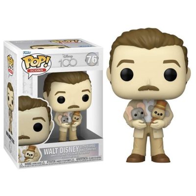 Funko Pop Walt Disney And Dumbo & Timothy 76 (Disney 100) (Icons)