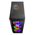 Gabinete Gamer Redragon Grapple, Mid Tower, Rgb, Lateral Em Vidro, Preto – Gc-607Bk Gabinete Gamer Redragon Grapple, Mid Tower, Rgb, Lateral Em Vidro, Preto - Gc-607Bk