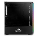 Gabinete Gamer Redragon Grapple, Mid Tower, Rgb, Lateral Em Vidro, Preto – Gc-607Bk Gabinete Gamer Redragon Grapple, Mid Tower, Rgb, Lateral Em Vidro, Preto - Gc-607Bk