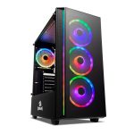 Gabinete Gamer Redragon Grapple, Mid Tower, Rgb, Lateral Em Vidro, Preto – Gc-607Bk Gabinete Gamer Redragon Grapple, Mid Tower, Rgb, Lateral Em Vidro, Preto - Gc-607Bk