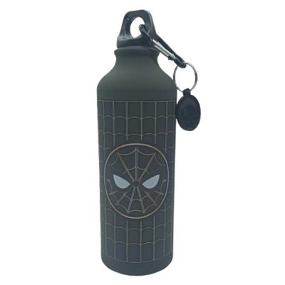 Garrafa Mosquetão 500Ml - Spider-Man Black