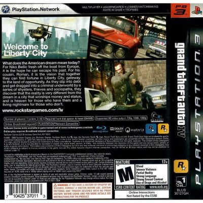 Grand Theft Auto Iv Ps3 #1 (Greatest Hits)