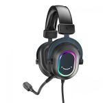 Headset Gamer Fifine H6, 7.1 Surround, Drivers De 50Mm, Rgb, Usb, Black