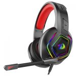 Headset Gamer Redragon Medea, Rgb, 3.5Mm, Multiplas Plataformas, Black, H280