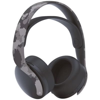 Headset Sem Fio Playstation Pulse 3D (Cinza Camuflado) (Para Ps5 E Ps4)