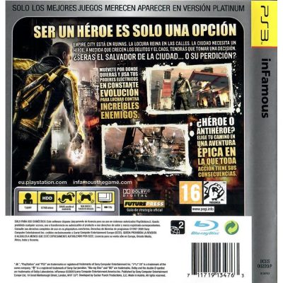Infamous Ps3 (Platinum)