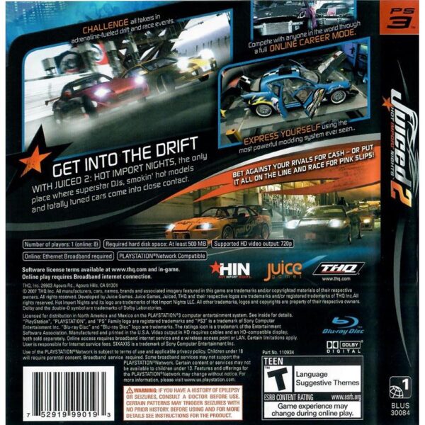 Juiced 2 Hot Import Nights Ps3
