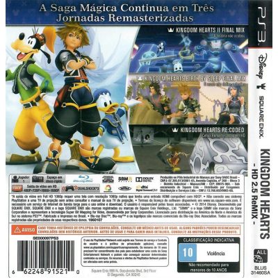 Kingdom Hearts Hd 2.5 Remix Ps3