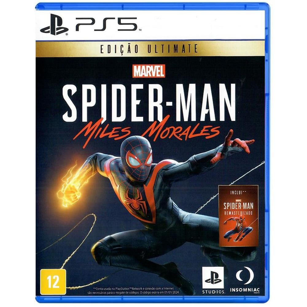 Spider-Man Miles Morales Edição Ultimate Ps5 (Sem Código