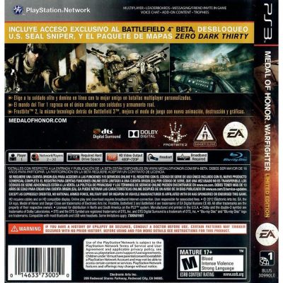 Medal Of Honor Warfighter Ps3 #1