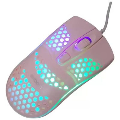 Mouse Óptico Ultraleve Colmeia Com Led Rgb 03924 - Ms-C32