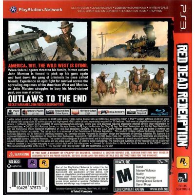Red Dead Redemption Ps3 (Greatest Hits)
