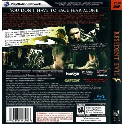 Resident Evil 5 Ps3