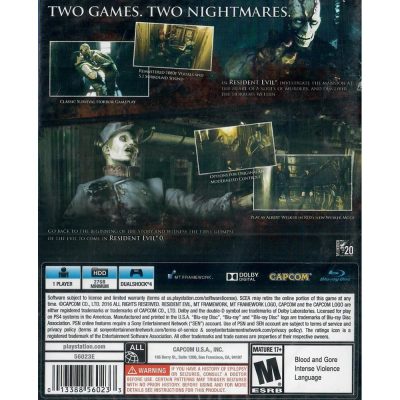 Resident Evil Origins Collection Ps4