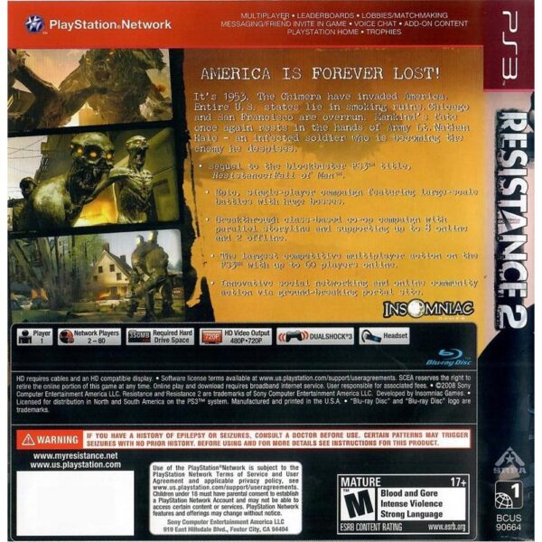 Resistance 2 Ps3 (Greatest Hits) #2