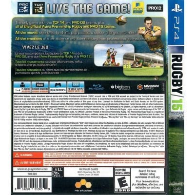 Rugby 15 Ps4
