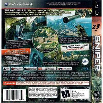 Sniper Ghost Warrior Ps3 (Sem Manual)