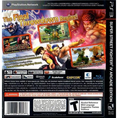 Super Street Fighter Iv Arcade Edition Ps3