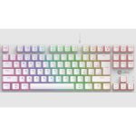 Teclado Mecanico Gamer Ninja Leap Pudim, Switch Blue, Rainbow, Abnt2, White (Branco) Teclado Mecanico Gamer Ninja Leap Pudim, Switch Blue, Rainbow, Abnt2, White (Branco)