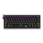 Teclado Mecanico Gamer Redragon Fizz Rainbow Switch Blue Teclado Mecanico Gamer Redragon Fizz Rainbow Switch Blue