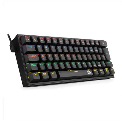 Teclado Mecanico Gamer Redragon Fizz Rainbow Switch Blue