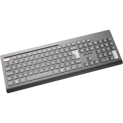 Teclado Sem Fio Soft Com Multimidia - Wireless 2.4Ghz - Abnt2 - Ptosfwab (Novo)