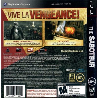 The Saboteur Ps3