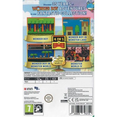 Wonder Boy Collection Switch