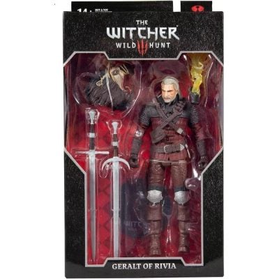 Action Figure Geralt Of Rivia Wolf Armor 7" (The Witcher Wild Hunt) Mcfarlane Toys
