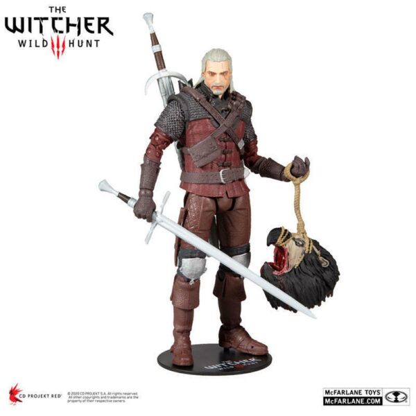 Action Figure Geralt Of Rivia Wolf Armor 7" (The Witcher Wild Hunt) Mcfarlane Toys