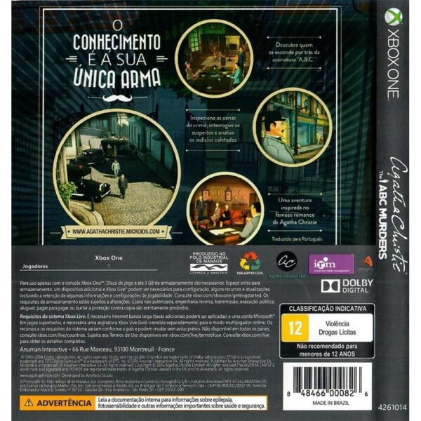 Agatha Christie The Abc Murders Xbox One