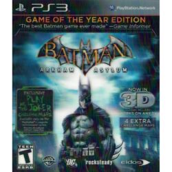 Batman Arkham Asylum Game Of The Year Edition Ps3 #2 (Sem Manual)