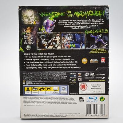 Batman Arkham Asylum Goty Ps3 (Luva 3D)