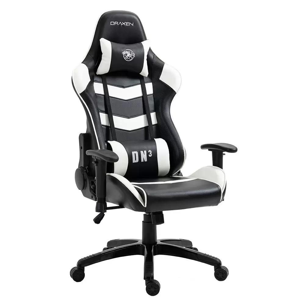 Cadeira Gamer Dn3 Giratoria Preto/Branco (Dn003/Wh)