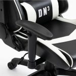 Cadeira Gamer Dn3 Giratoria Preto/Branco (Dn003/Wh)