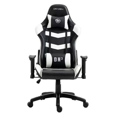 Cadeira Gamer Dn3 Giratoria Preto/Branco (Dn003/Wh)