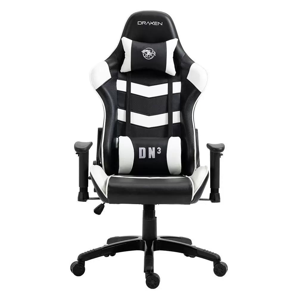 Cadeira Gamer Dn3 Giratoria Preto/Branco (Dn003/Wh)